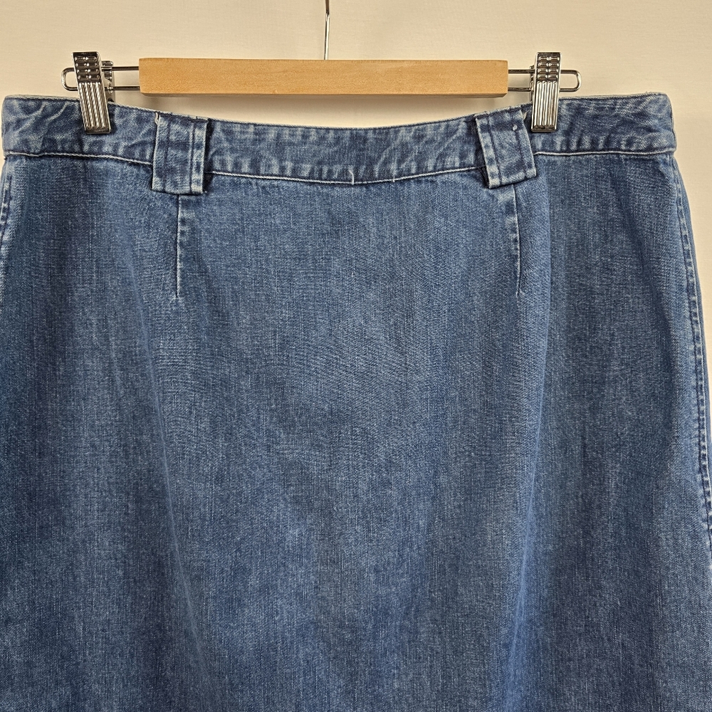 Vintage Gap Jeans Denim Skirt Size 16 - Picture 6 of 9